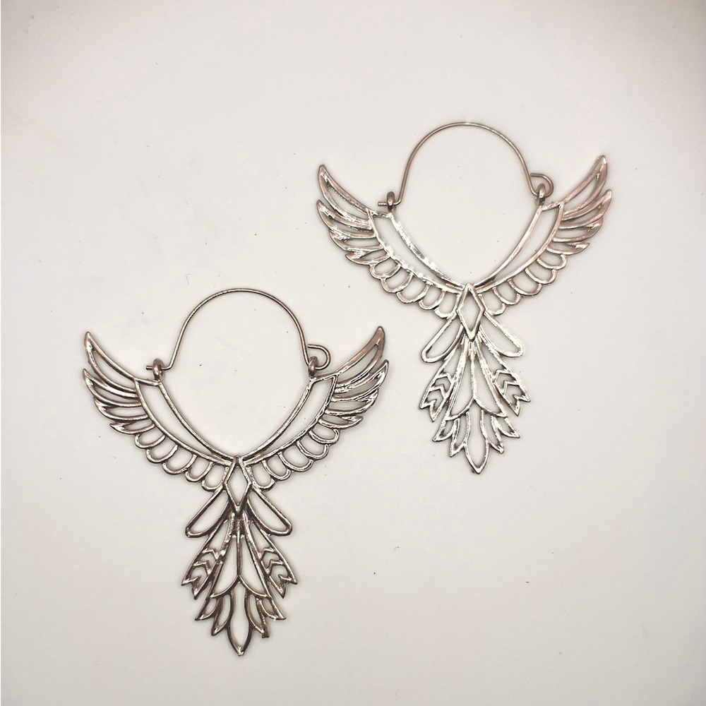 925 Silver FP Thunderbird Earrings - Picture 4 of 6